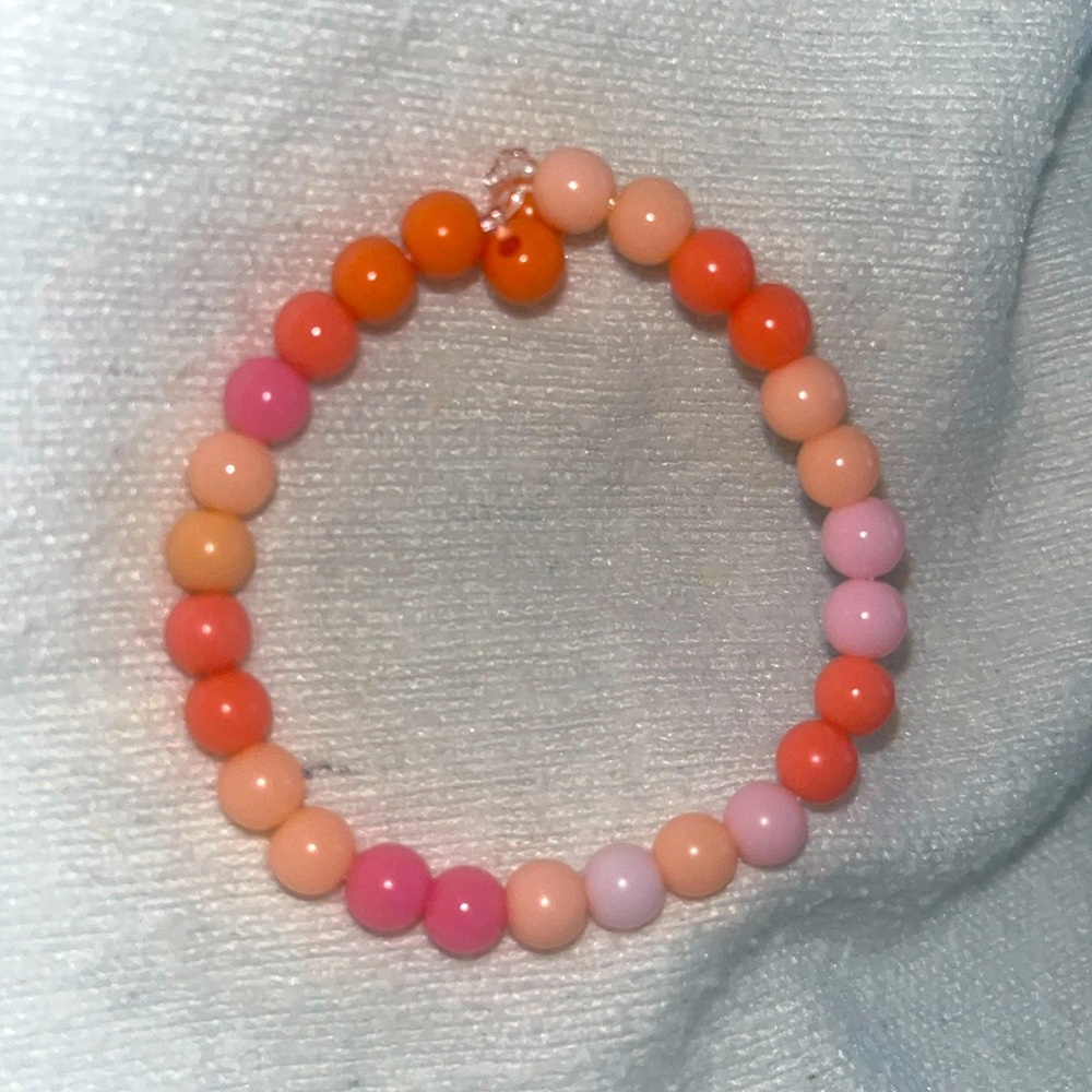 Pink orange light pink
